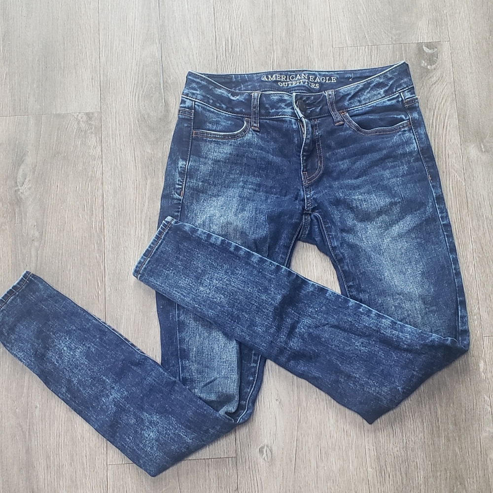 🌈 American Eagle Jeggings Super Stretch - Picture 1 of 5